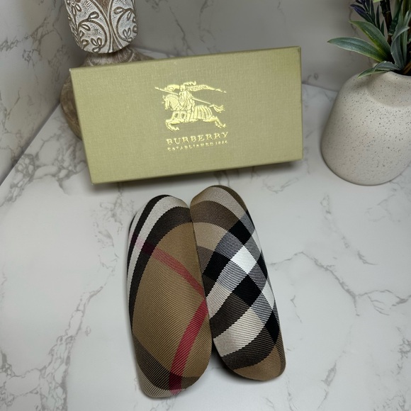 Burberry Nova Check Case Eyeglasses/Sunglasses Hard Clamshell Plaid Box - Picture 9 of 14